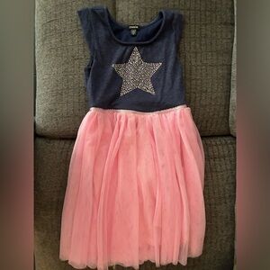 Zunie Girls Knit and Tulle Dress size 6x